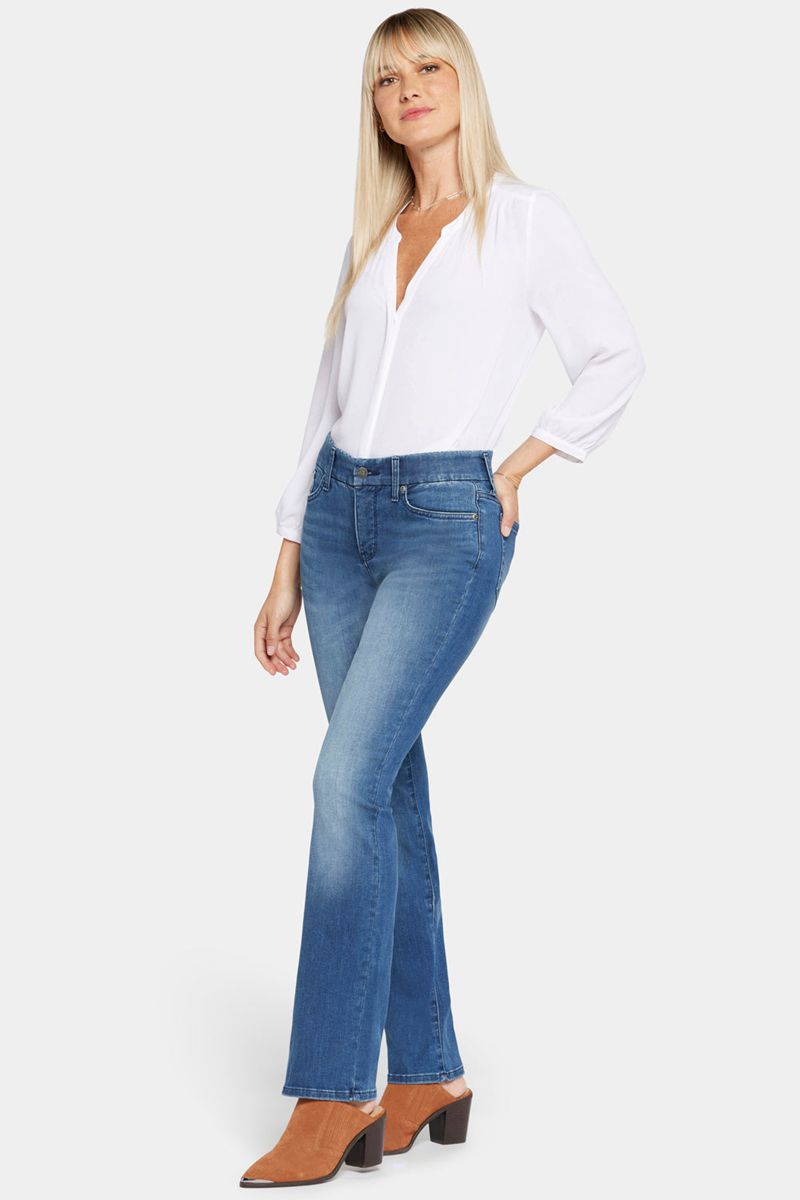 Blue Women's NYDJ Waist-Match™ Marilyn Straight Jeans | NZ 463PNSIRQ