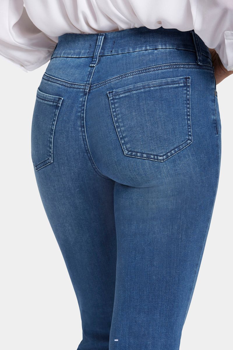 Blue Women's NYDJ Waist-Match™ Marilyn Straight Jeans | NZ 463PNSIRQ