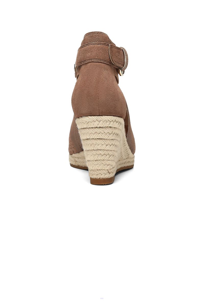 Brown Women's NYDJ Charisma Wedge Sandals | NZ 416NJQDGM