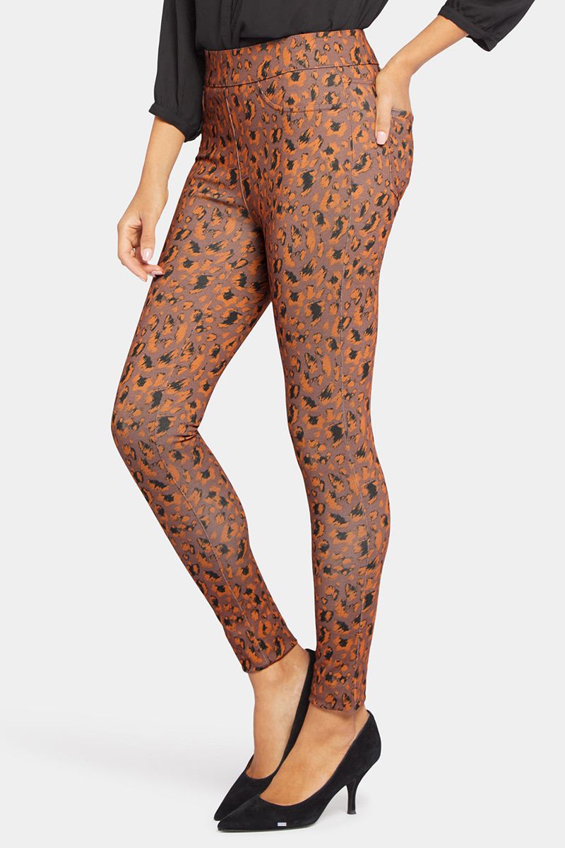 Brown Women's NYDJ Modern Leggings | NZ 046WAZMRX