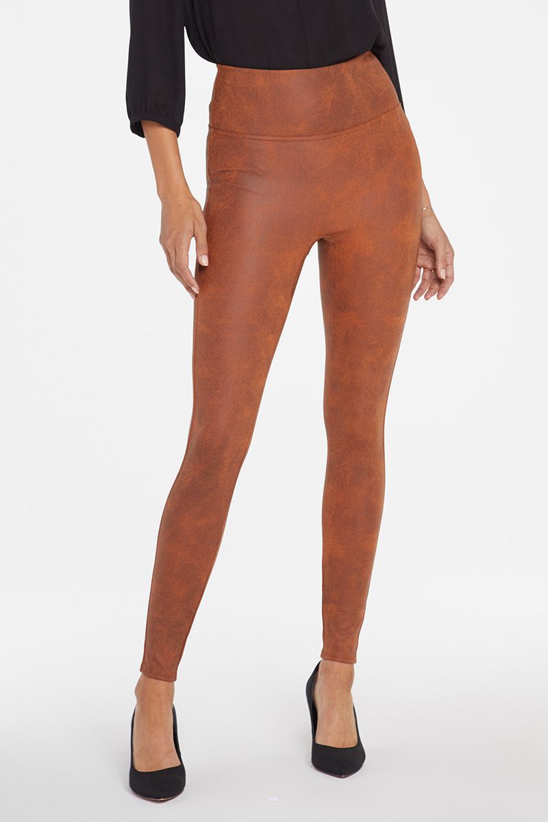 Brown Women's NYDJ Pull-On Skinny Leggings | NZ 471UIAMQO