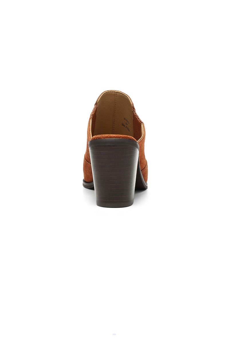 Brown Women's NYDJ Wilma Slip-On Mules | NZ 461PQLZKM