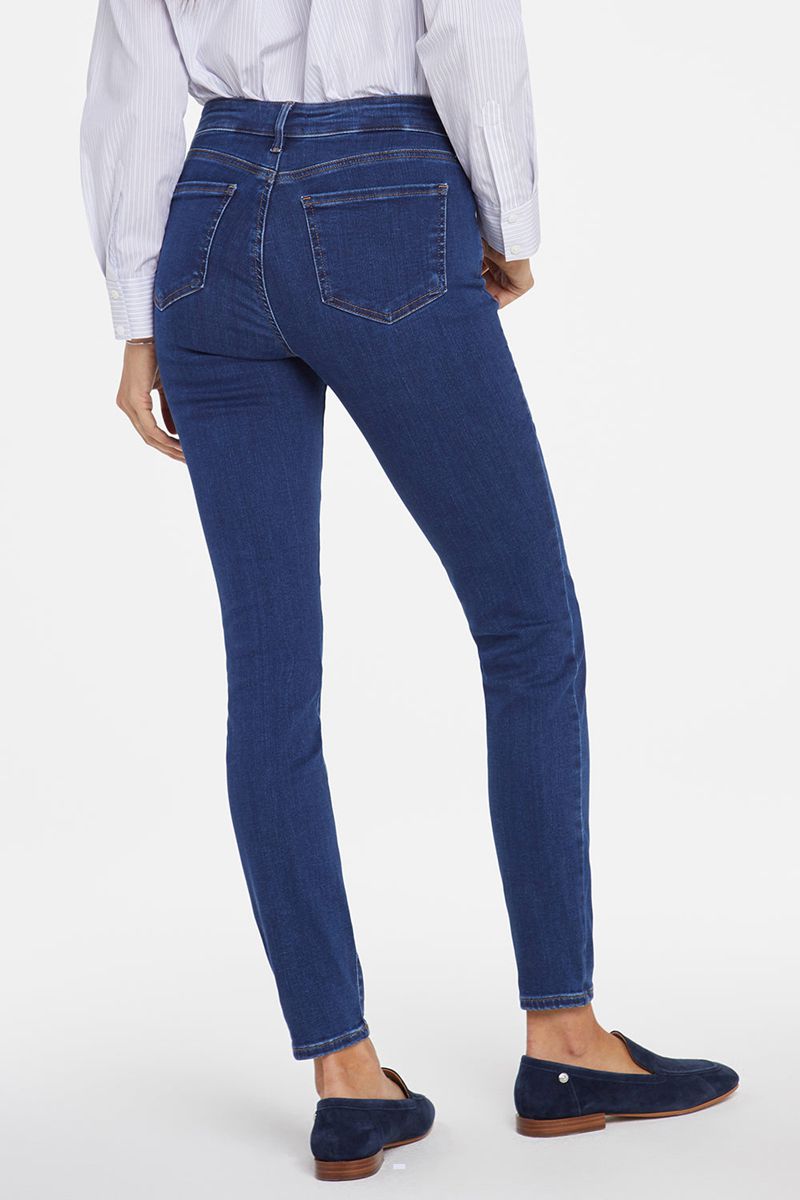 Dark Blue Women's NYDJ Petite Ami Skinny Jeans | NZ 045UMZJOH