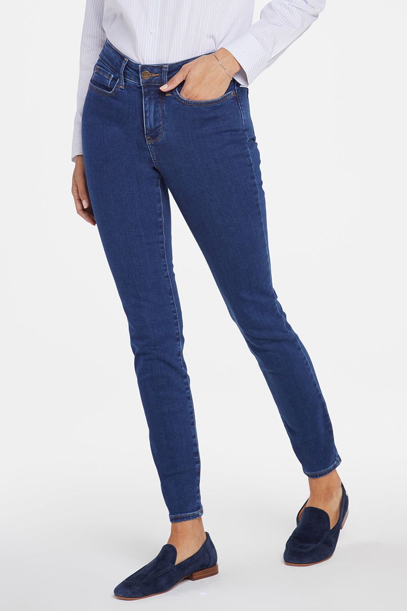 Dark Blue Women's NYDJ Petite Ami Skinny Jeans | NZ 045UMZJOH