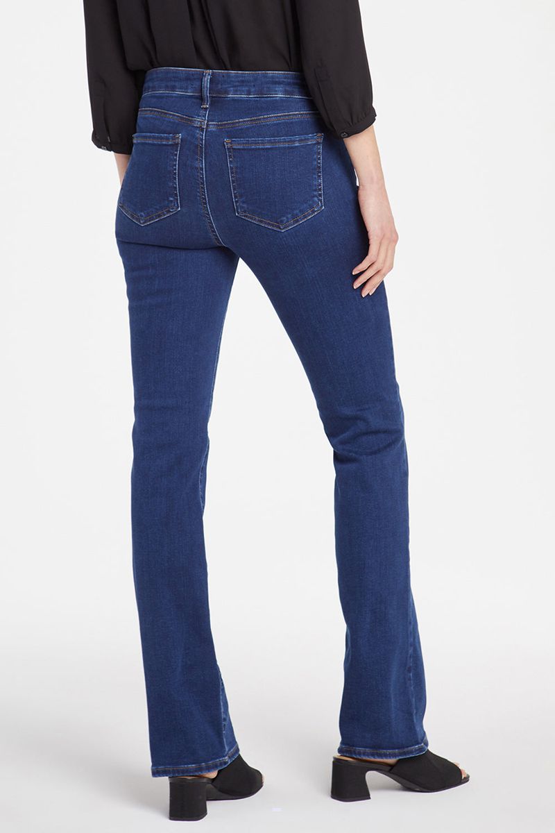 Dark Blue Women's NYDJ Petite Barbara Bootcut Jeans | NZ 653SJUOEI