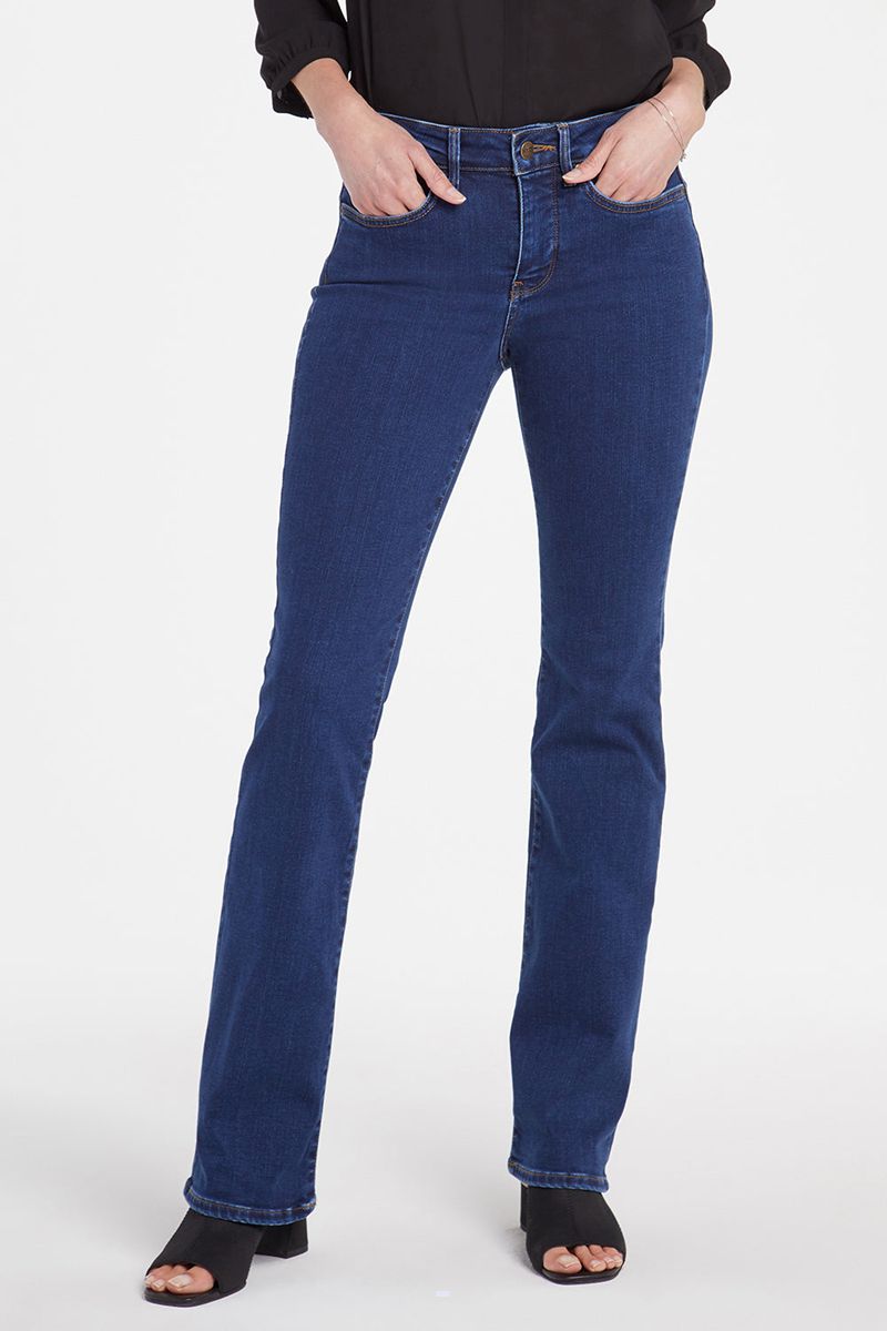 Dark Blue Women's NYDJ Petite Barbara Bootcut Jeans | NZ 653SJUOEI