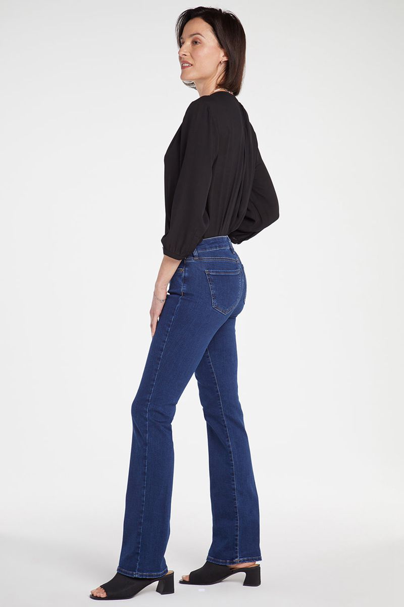 Dark Blue Women's NYDJ Petite Barbara Bootcut Jeans | NZ 653SJUOEI