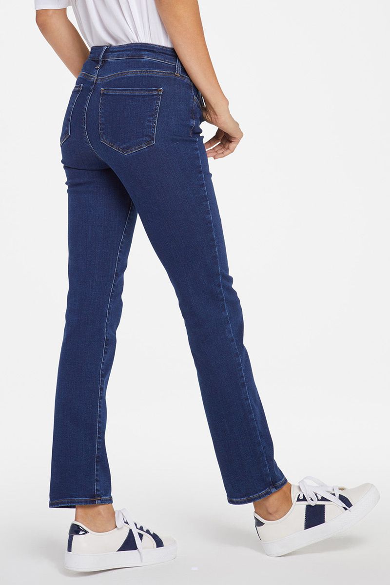 Dark Blue Women's NYDJ Petite Sheri Slim Jeans | NZ 309TNCWHP