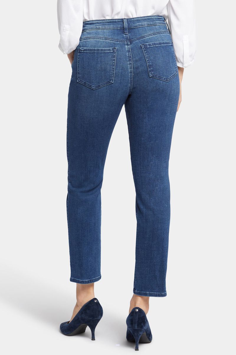 Dark Blue Women's NYDJ Stella Tapered Ankle Jeans | NZ 380ZJSBUH