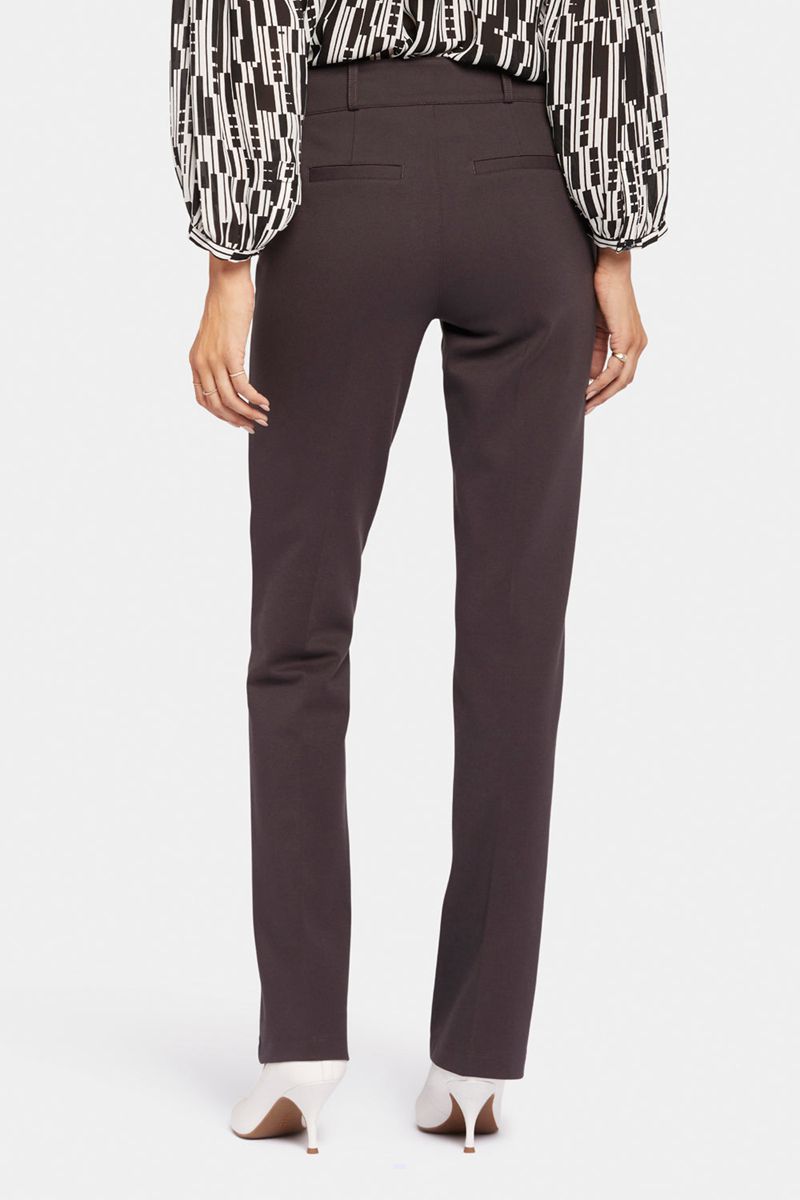 Dark Brown Women's NYDJ Classic Trouser Pants | NZ 931HUDTGY