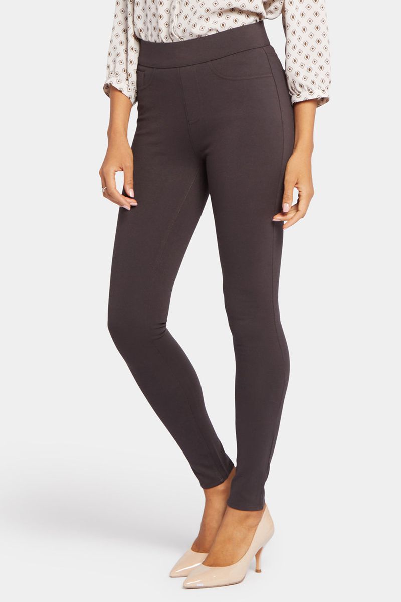 Dark Brown Women's NYDJ Modern Leggings | NZ 093OXYDVZ