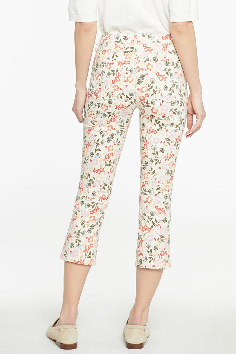 Flower Women's NYDJ Petite Chloe Capri Jeans | NZ 967DIFGHN