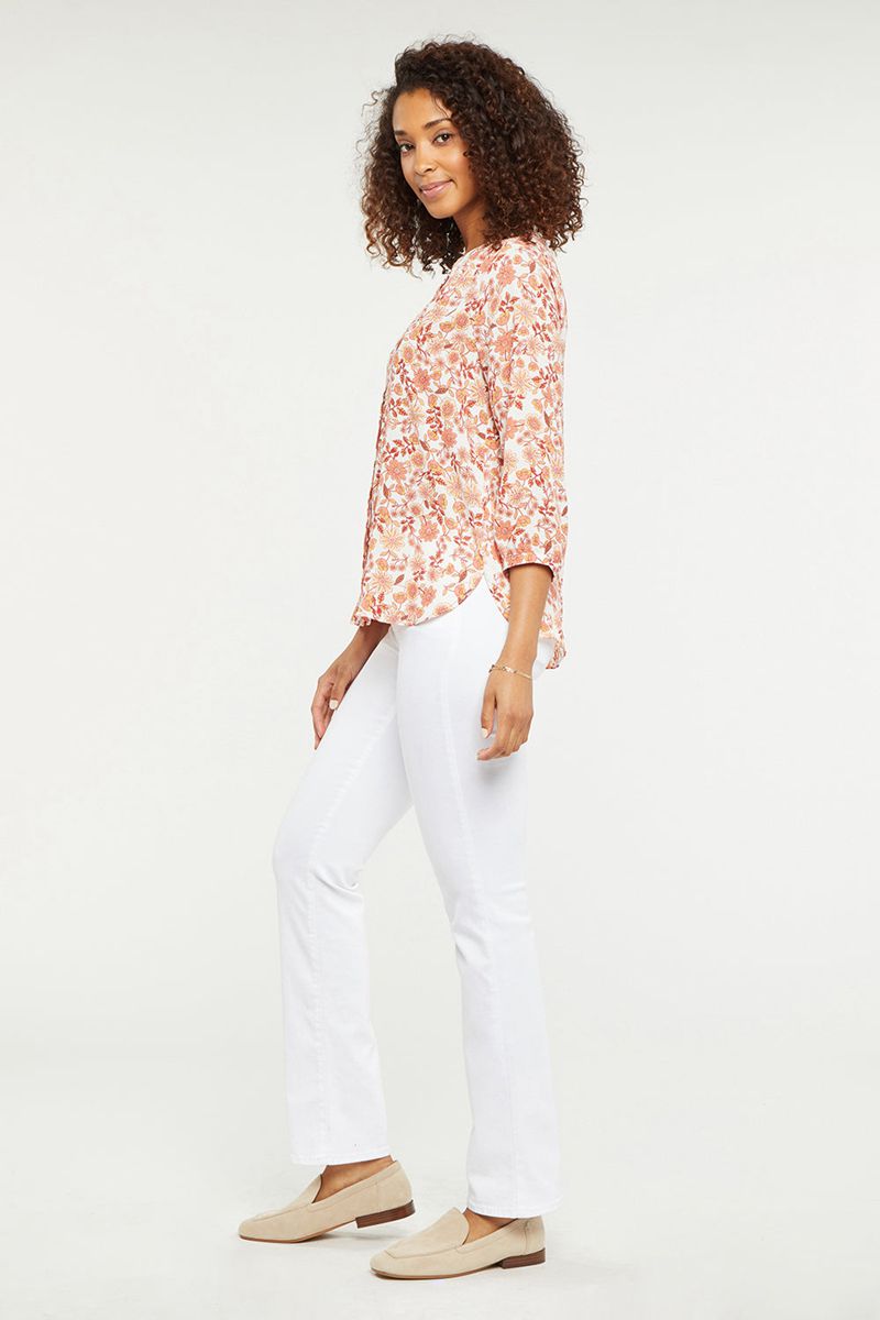 Flower Women's NYDJ Pintuck Blouse | NZ 537RBQGIW