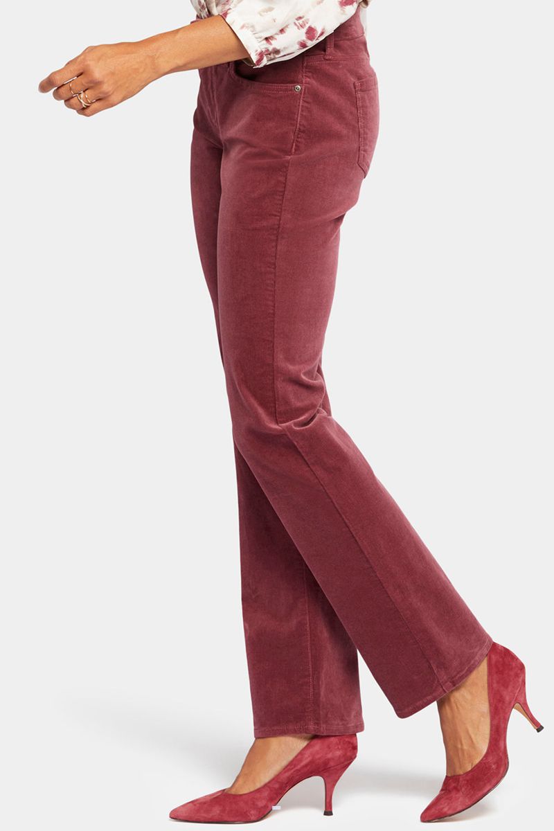 Fuchsia Women's NYDJ Marilyn Straight Pants | NZ 762VDRFJK