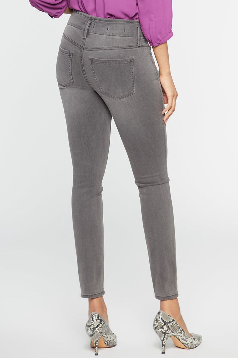 Grey Women's NYDJ Ami In Long Inseam Skinny Jeans | NZ 837NSYHKV