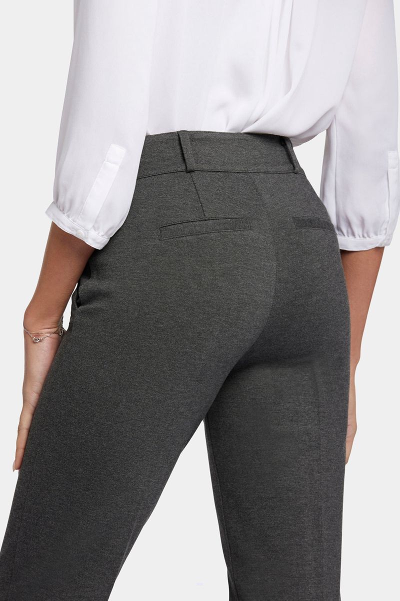 Grey Women's NYDJ Classic Trouser Pants | NZ 782KWZNBF