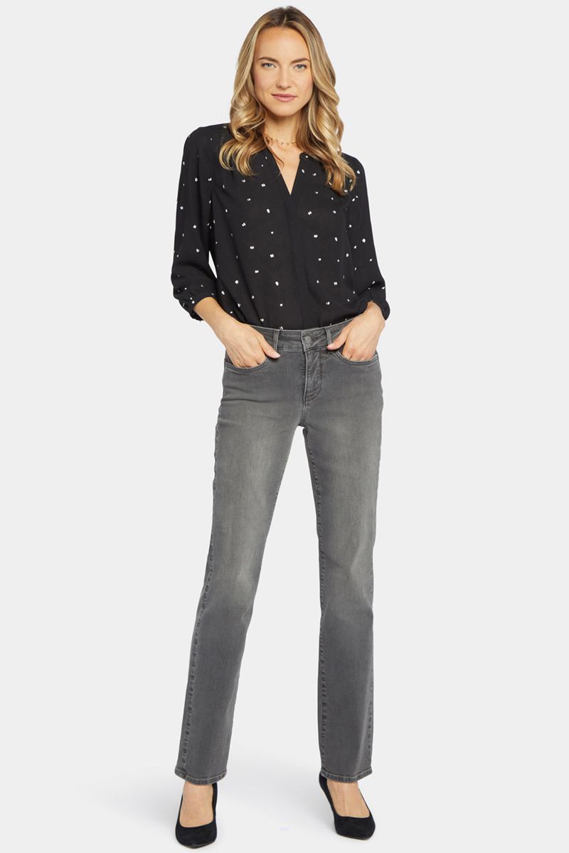 Grey Women's NYDJ Marilyn Straight Jeans | NZ 420DZNOBQ