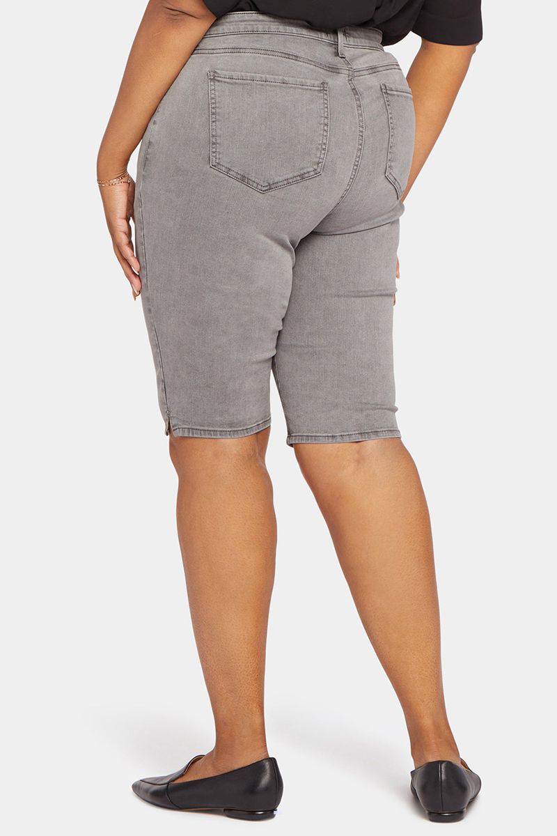 Grey Women's NYDJ Plus Bike Capri Jeans | NZ 504XKOCRS