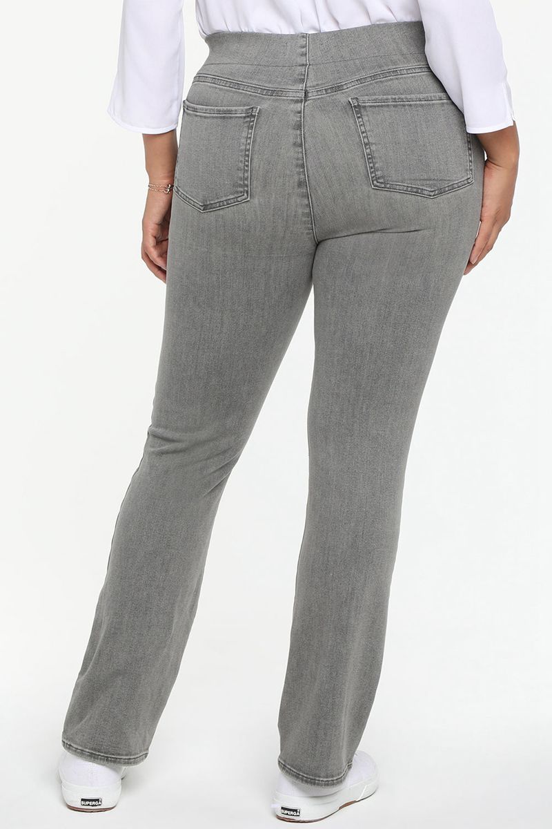 Grey Women's NYDJ Plus Slim Bootcut Pull-On Jeans | NZ 756UCAFHS