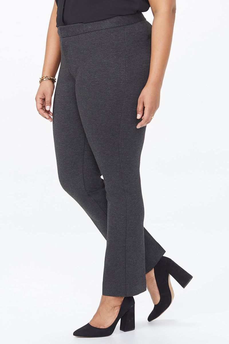 Grey Women's NYDJ Plus Slim Trouser Pants | NZ 016WQUEOX