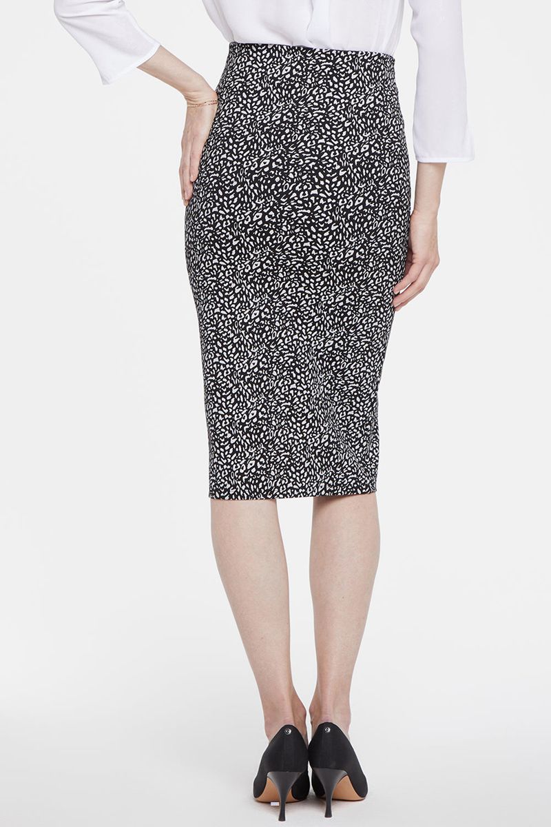 Grey Women's NYDJ Pull-On Midi Pencil Skirts | NZ 037LWKDVM