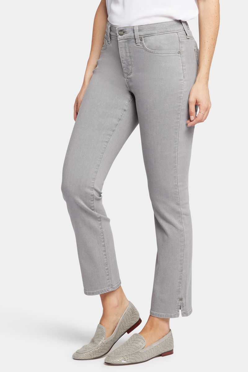 Grey Women's NYDJ Sheri Slim Ankle Jeans | NZ 168DKYAXS