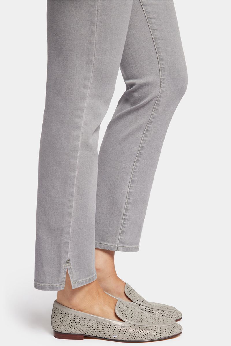 Grey Women's NYDJ Sheri Slim Ankle Jeans | NZ 168DKYAXS