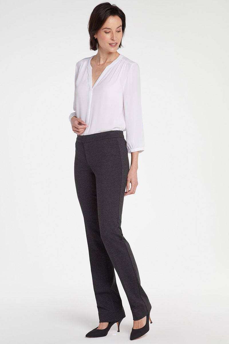 Grey Women's NYDJ Slim Trouser Pants | NZ 370VRKHSW