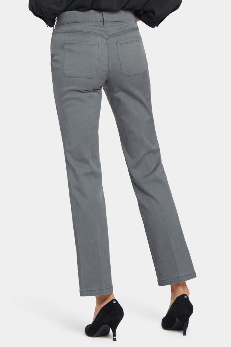 Grey Women's NYDJ Straight Leg Pants | NZ 473GVQRCU