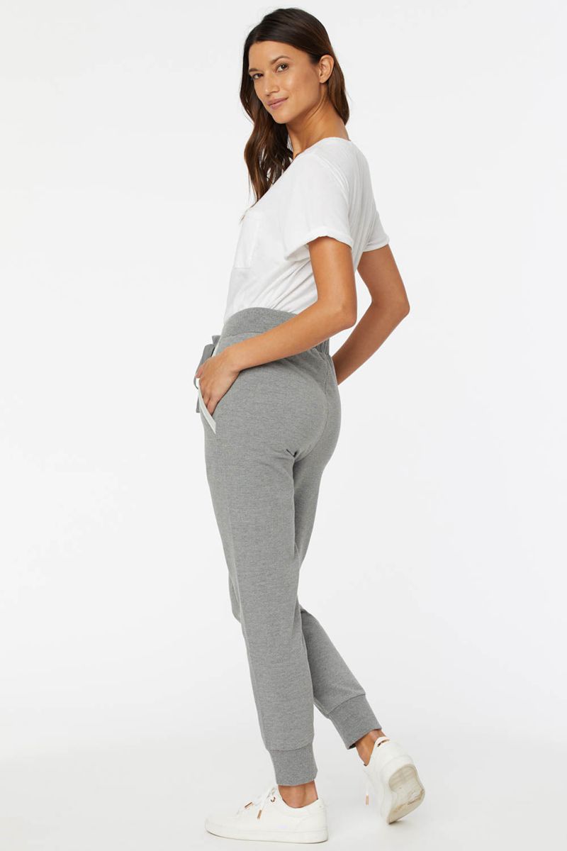 Light Grey Women's NYDJ Drawstring Jogger Pants | NZ 281EZRTHU