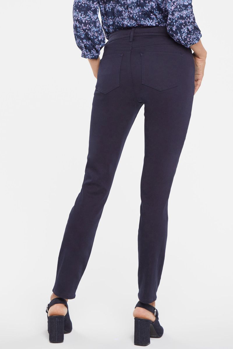 Navy Women's NYDJ Alina Skinny Ankle Jeans | NZ 329NPXQHW