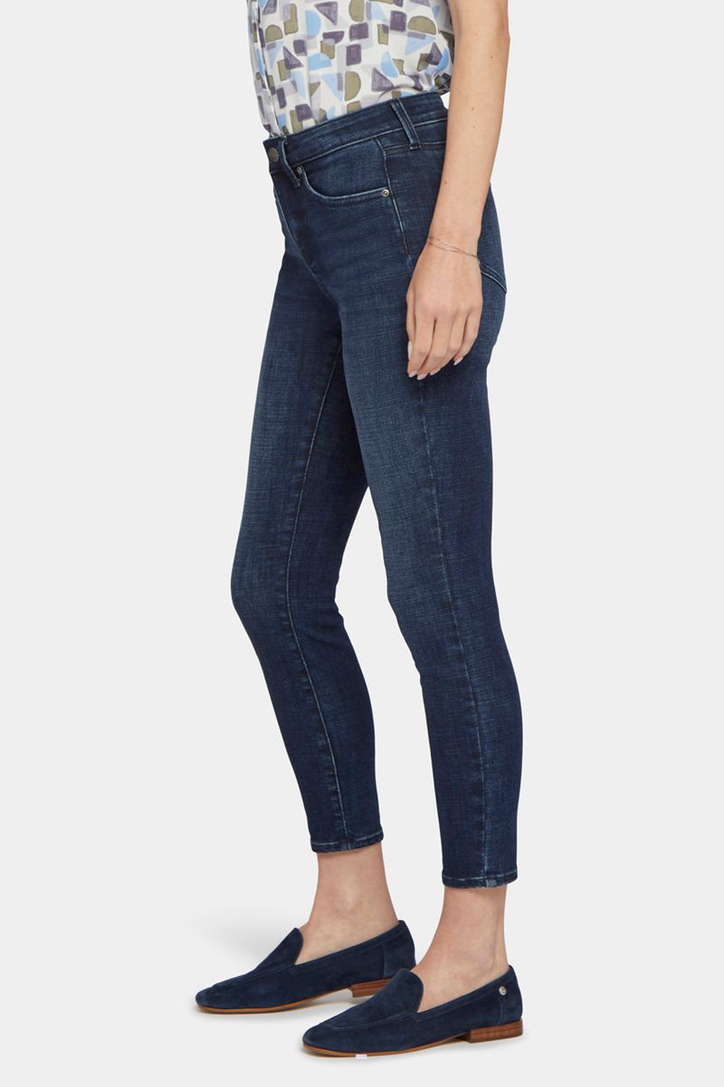 Navy Women's NYDJ Ami Skinny Ankle Jeans | NZ 105NKRLHJ