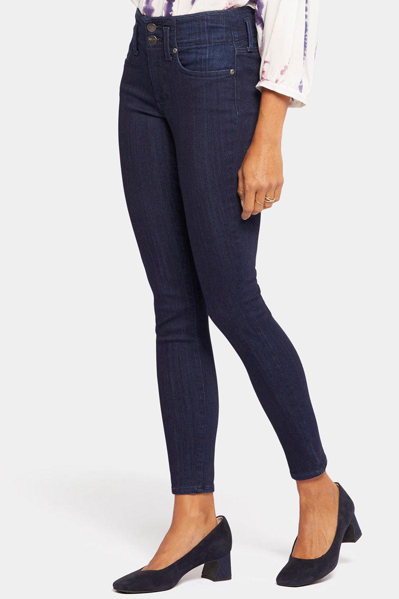 Navy Women's NYDJ Ami Skinny Jeans | NZ 490ZOLHDF