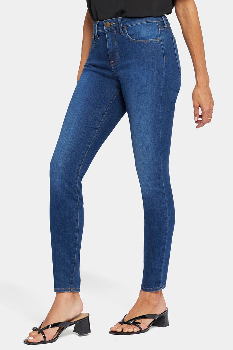 Navy Women's NYDJ Ami Skinny Jeans | NZ 620GCBNIF