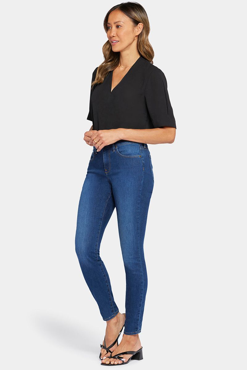 Navy Women's NYDJ Ami Skinny Jeans | NZ 620GCBNIF