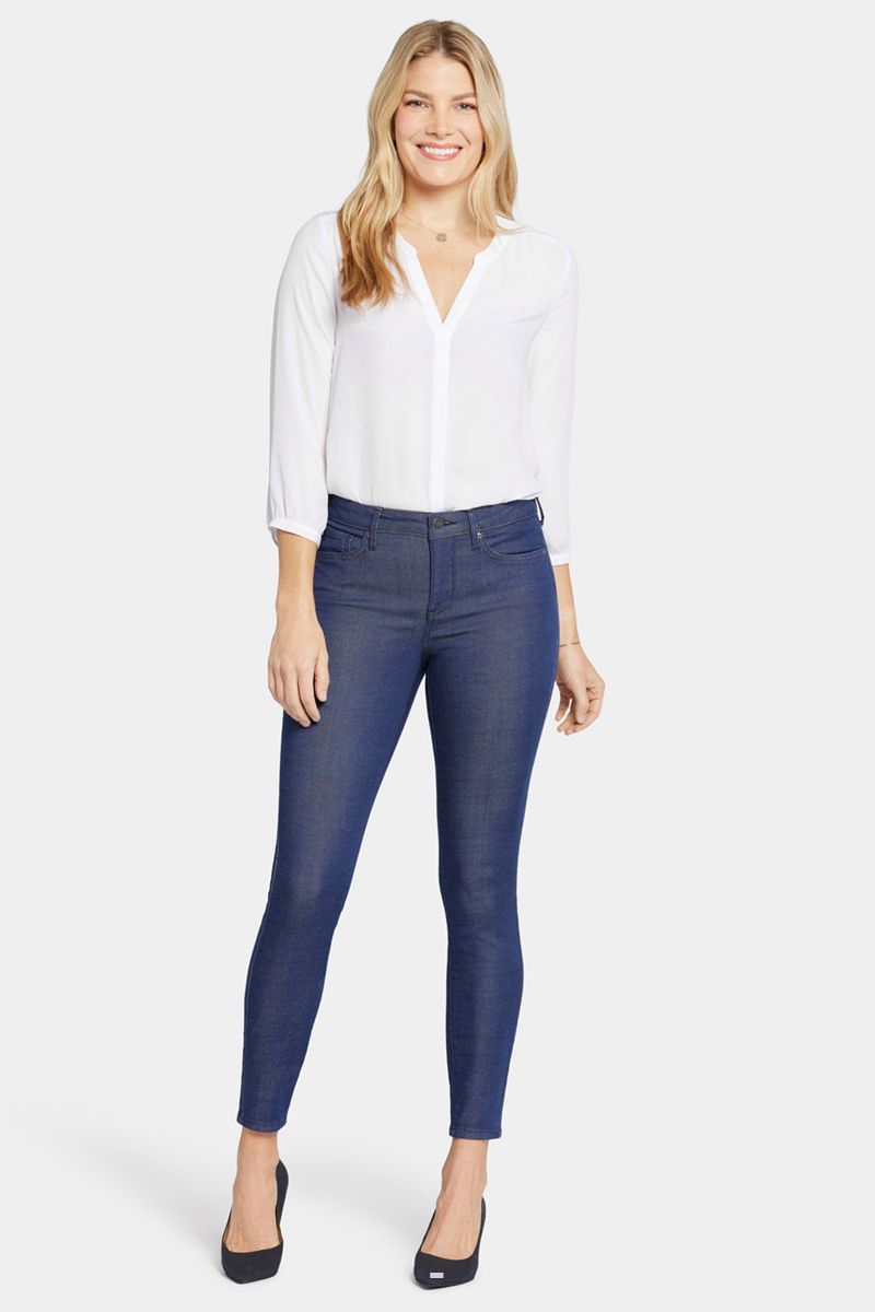 Navy Women's NYDJ Ami Skinny Jeans | NZ 651STVYIO