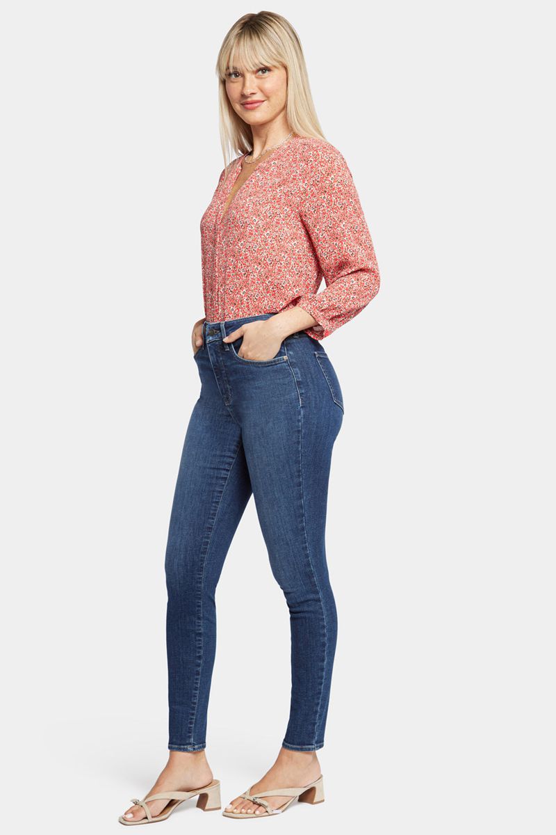 Navy Women's NYDJ Ami Skinny Jeans | NZ 685ZYVJMC