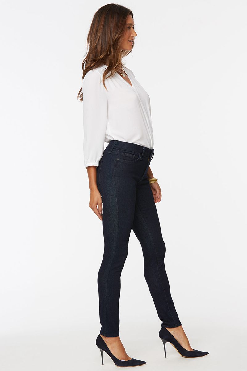 Navy Women's NYDJ Ami Skinny Jeans | NZ 968IFCJRM