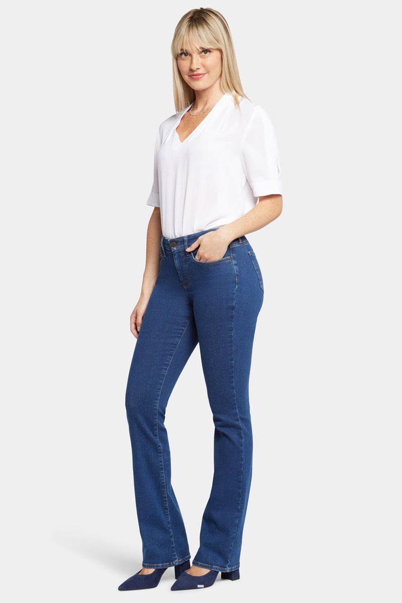 Navy Women's NYDJ Barbara Bootcut Jeans | NZ 458AHRGKU