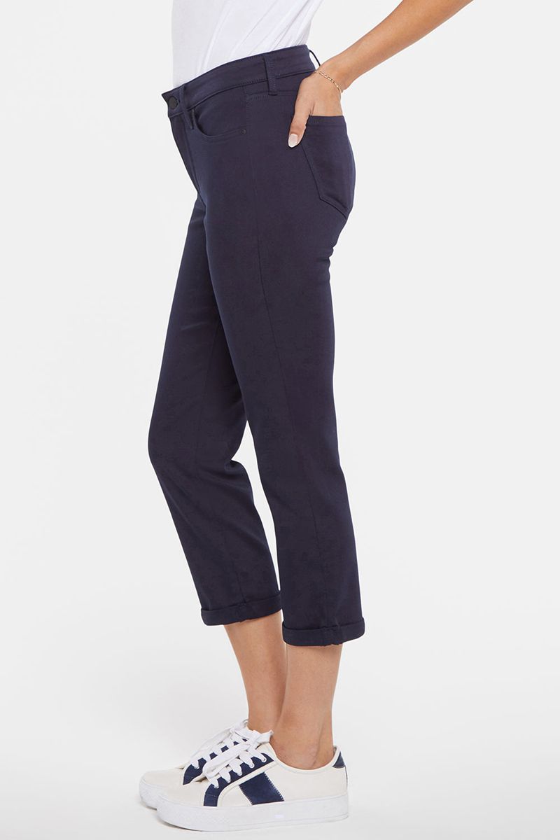 Navy Women's NYDJ Chloe Skinny Capri Jeans | NZ 287IXPYGV