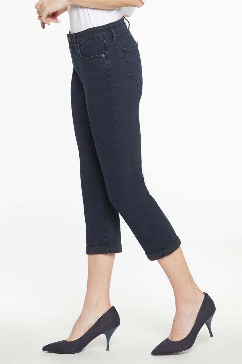 Navy Women's NYDJ Chloe Skinny Capri Jeans | NZ 837ICKODZ