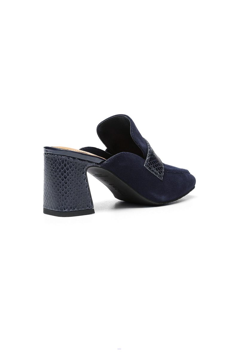 Navy Women's NYDJ Clara Penny Mules | NZ 038ACSROE