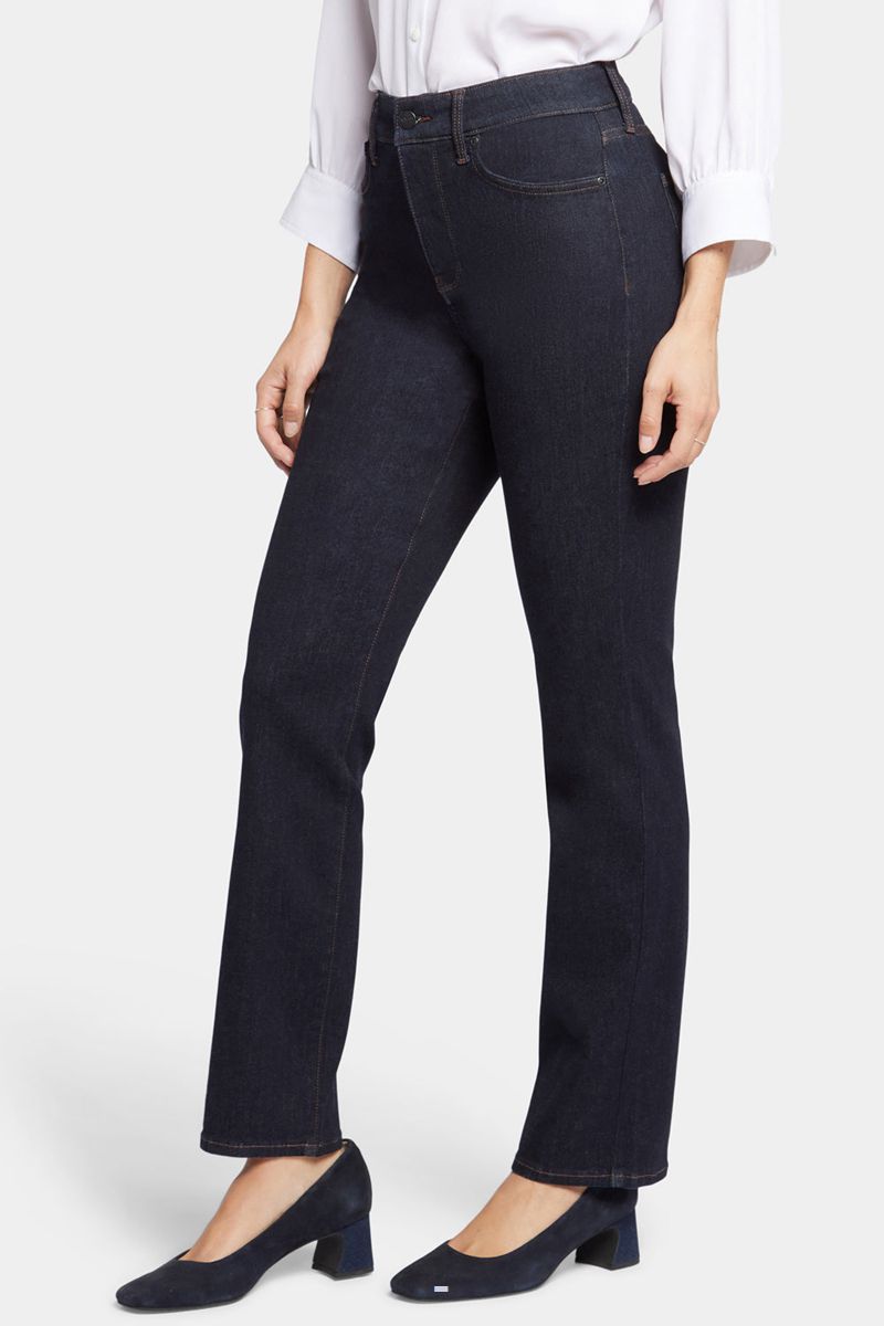 Navy Women's NYDJ Curve Shaper™ Marilyn Straight Jeans | NZ 904VGNHAX