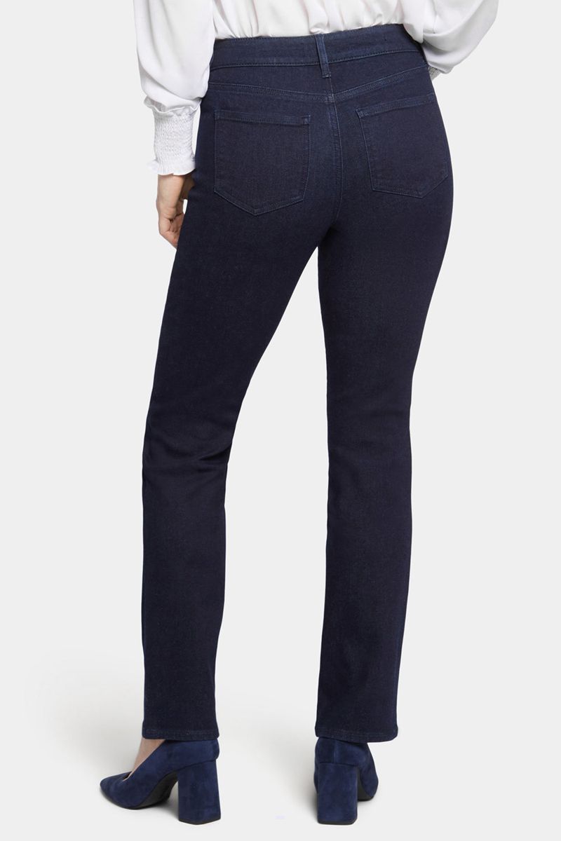 Navy Women's NYDJ Ellison Straight Jeans | NZ 378UCWTRO