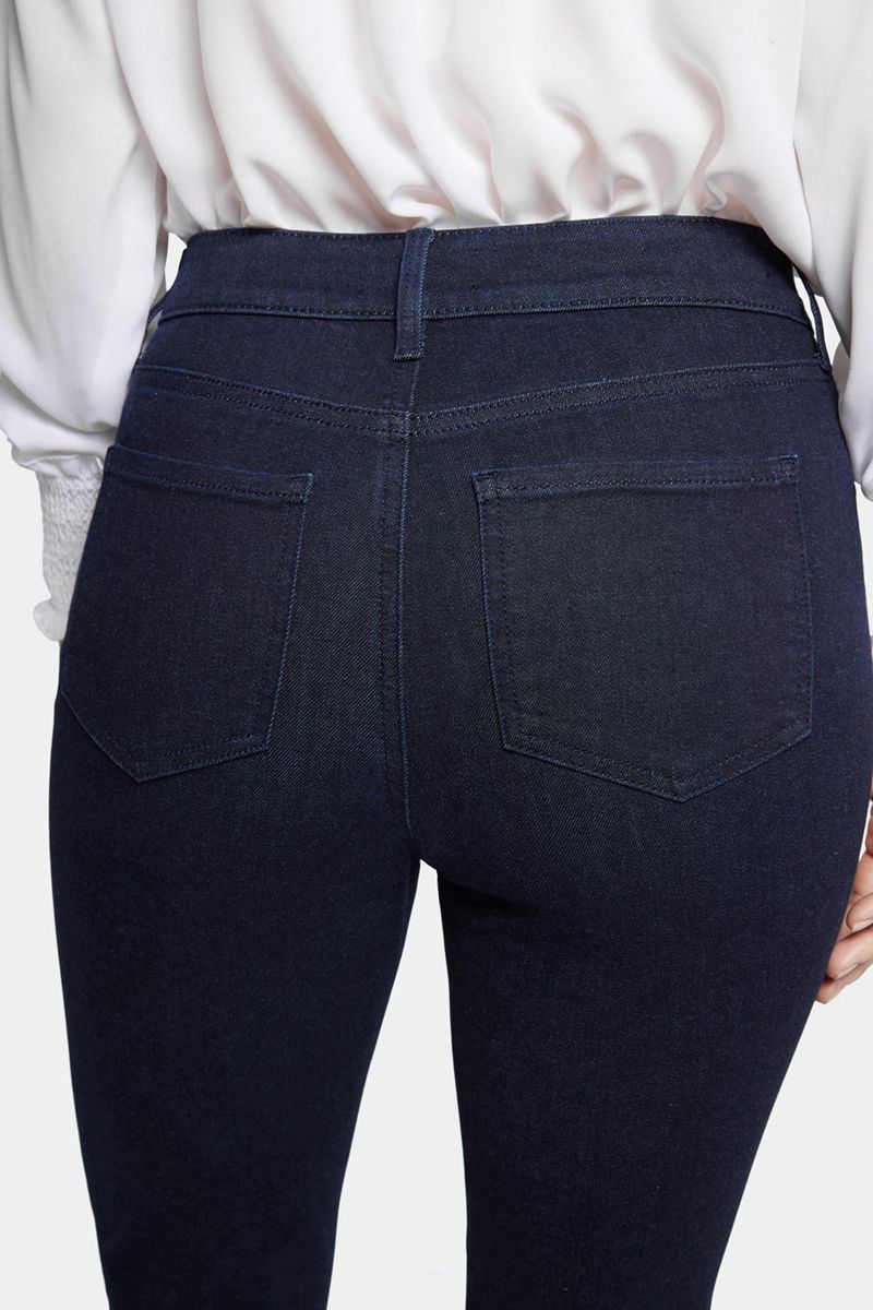 Navy Women's NYDJ Ellison Straight Jeans | NZ 378UCWTRO