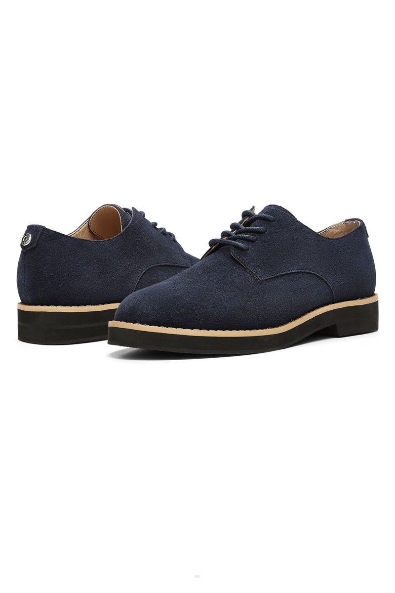 Navy Women's NYDJ Etai Oxfords | NZ 689FYKXOI