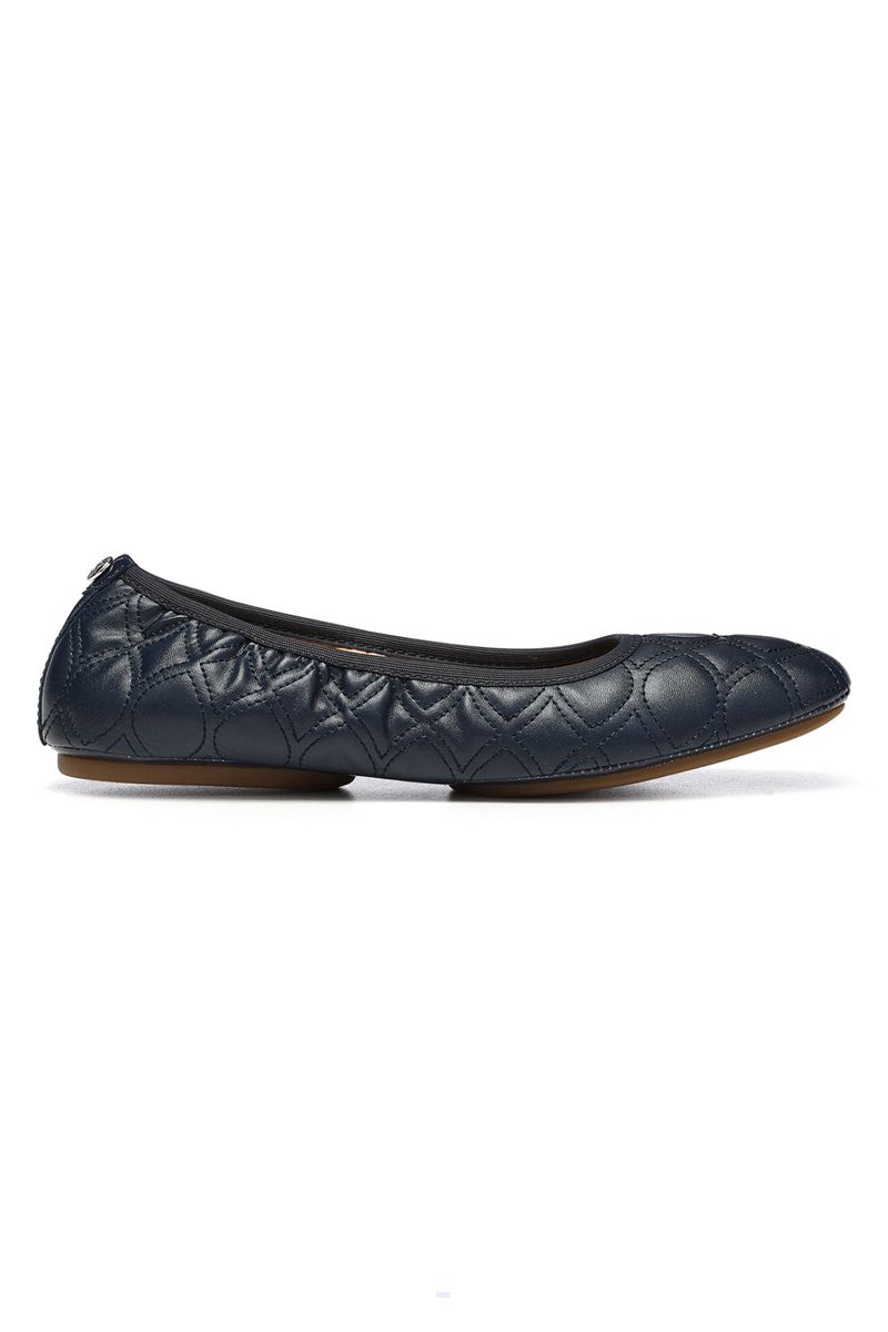 Navy Women's NYDJ Marie Ballet Flats | NZ 451BZMNFO