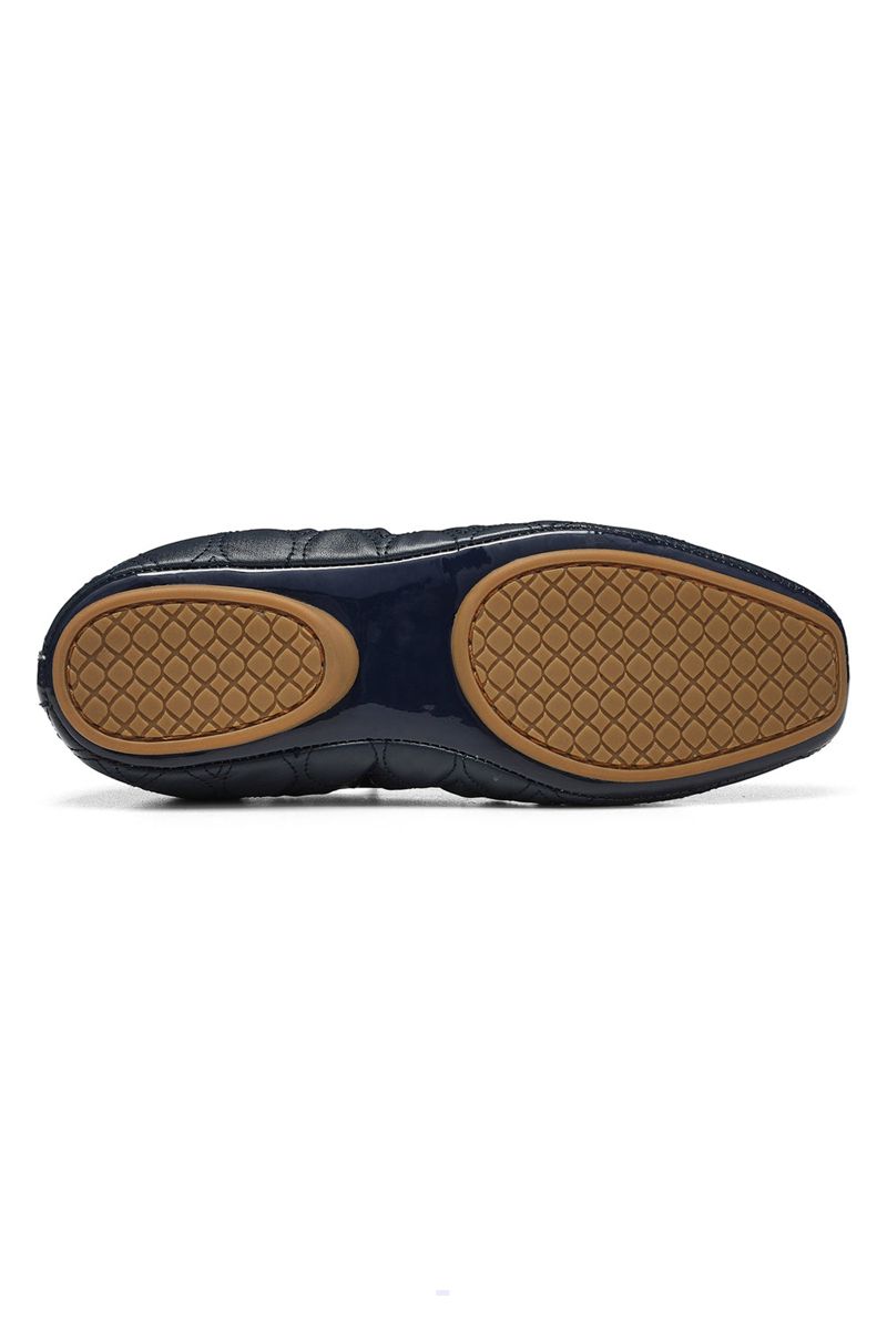 Navy Women's NYDJ Marie Ballet Flats | NZ 451BZMNFO