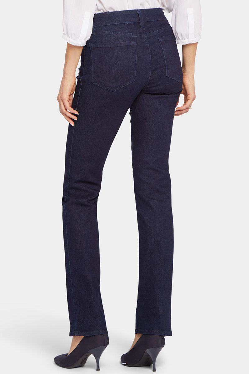 Navy Women's NYDJ Marilyn In Tall Straight Jeans | NZ 426LJETHV