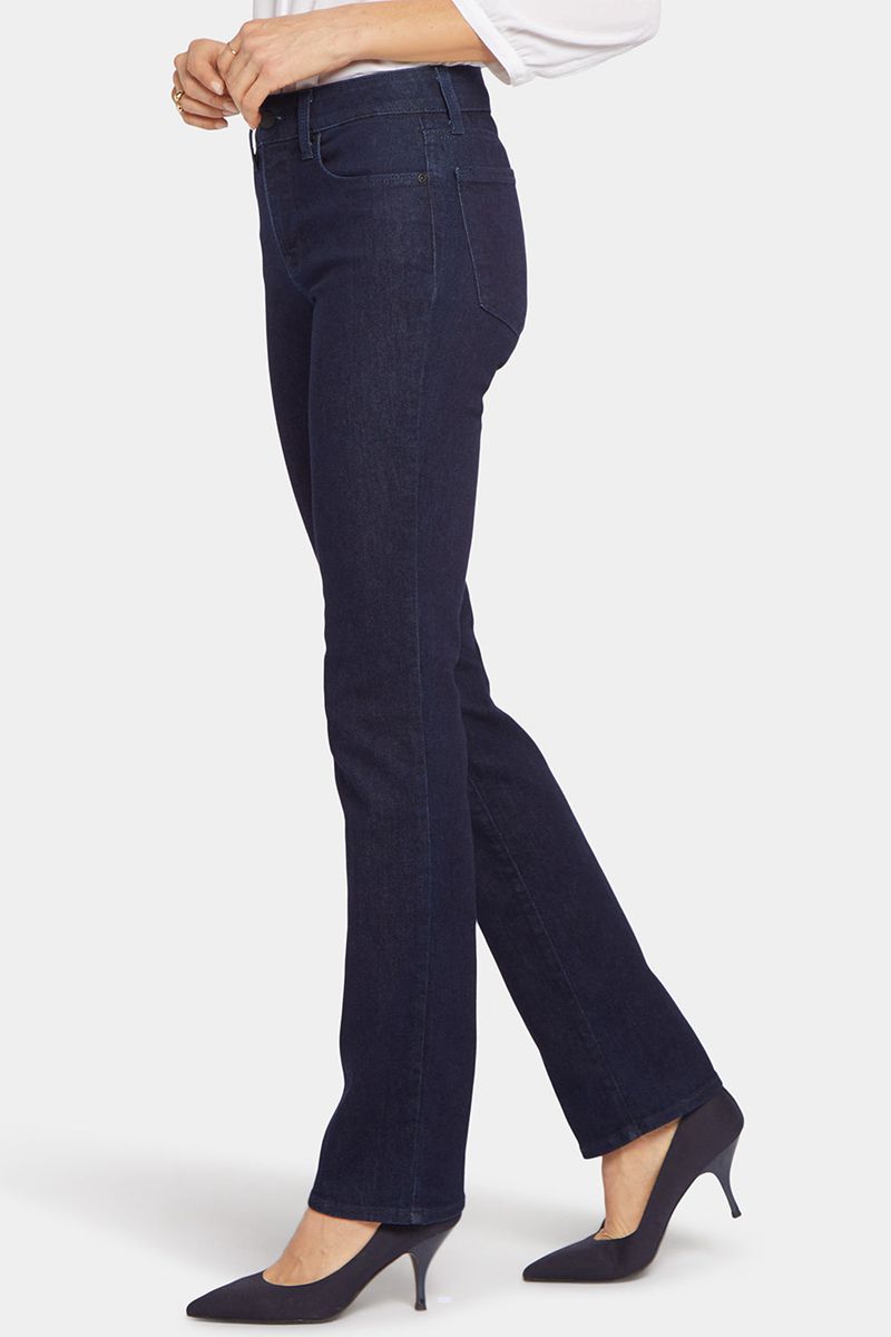 Navy Women's NYDJ Marilyn In Tall Straight Jeans | NZ 426LJETHV